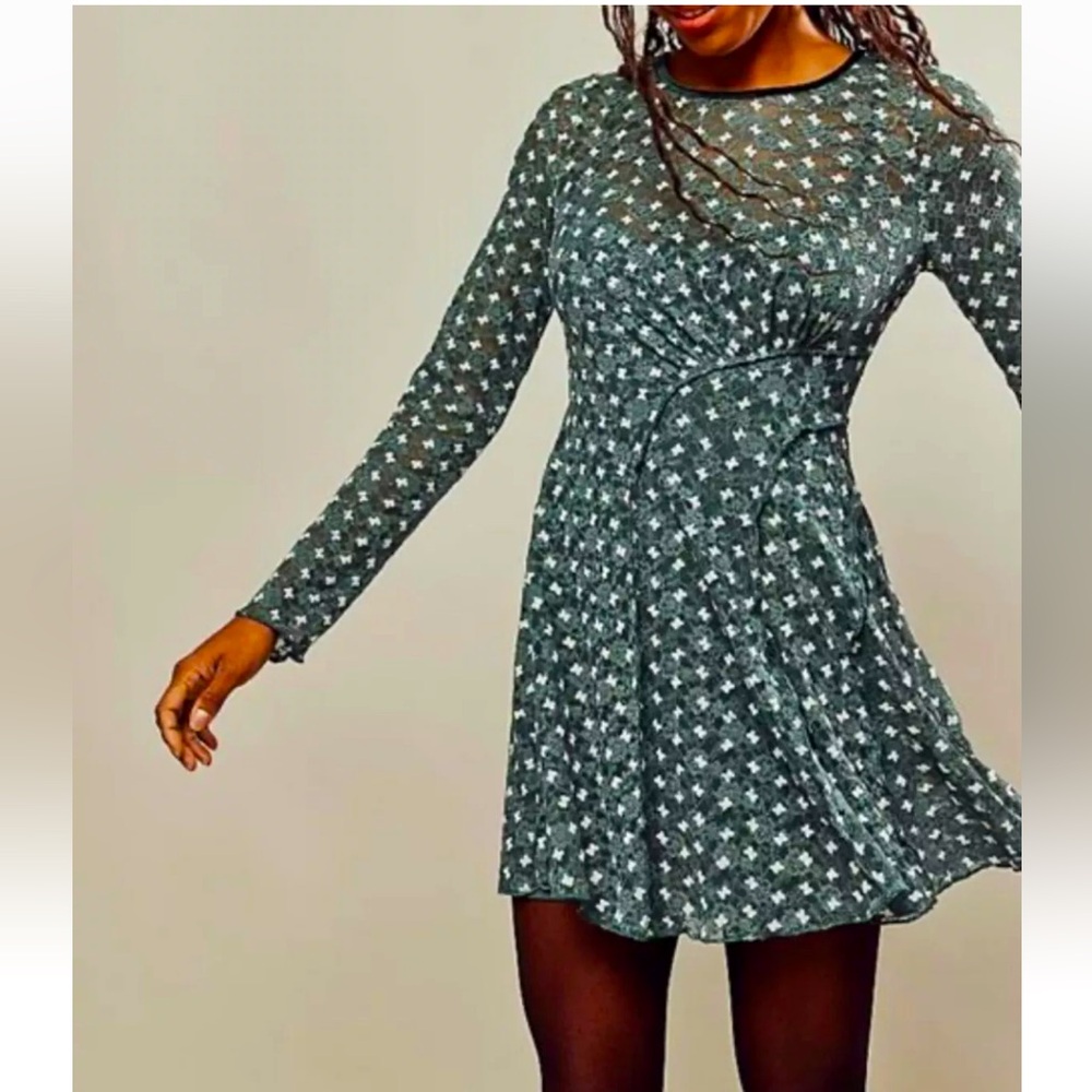 Free People - Sheer Delight Mini Dress NWOT